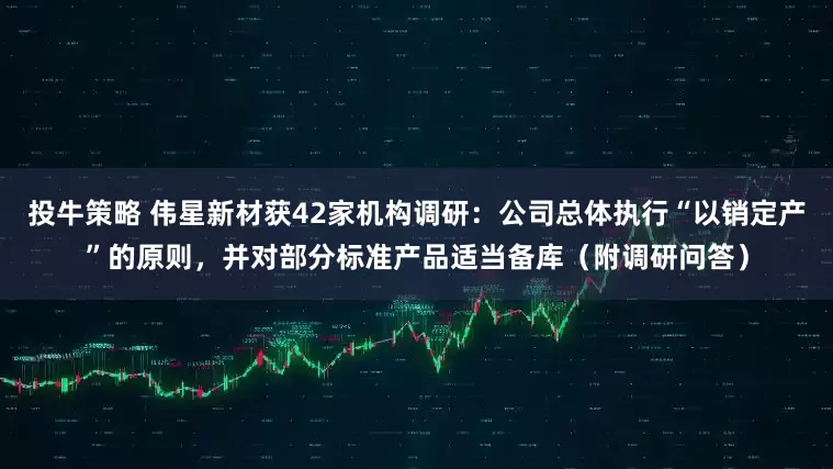 投牛策略 伟星新材获42家机构调研：公司总体执行“以销定产”的原则，并对部分标准产品适当备库（附调研问答）